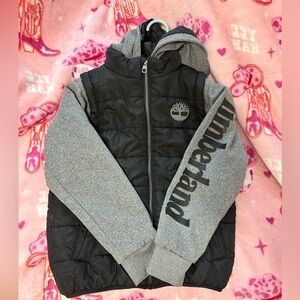 Timberland Kids Black and Gray Jacket